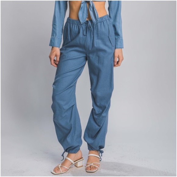 03 Boho Line Pockets Lounge Jogger Pants - Picture 2 of 7